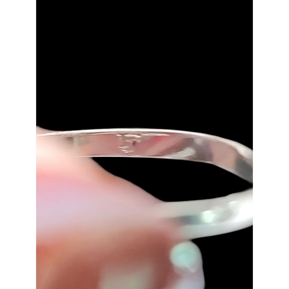 Dainty Silver Skull Ring Size 10